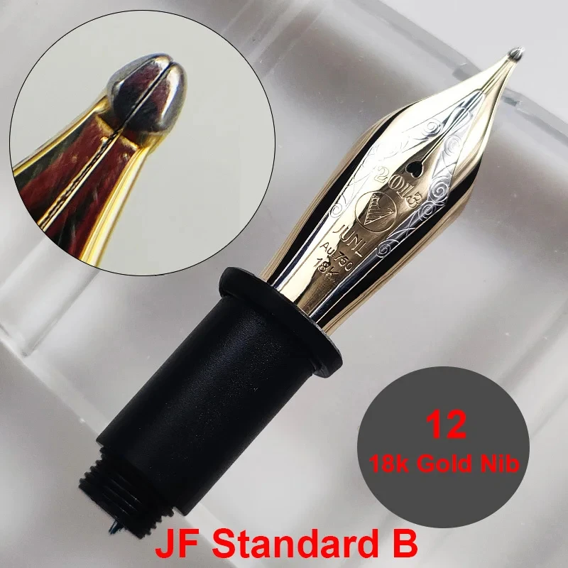 WingSung  Large N0.9 18K Gold Nib 930 Fountain Pen Standard Heartbeat JF F/M/B Nib Grip Section for WingSung Gift Accessories