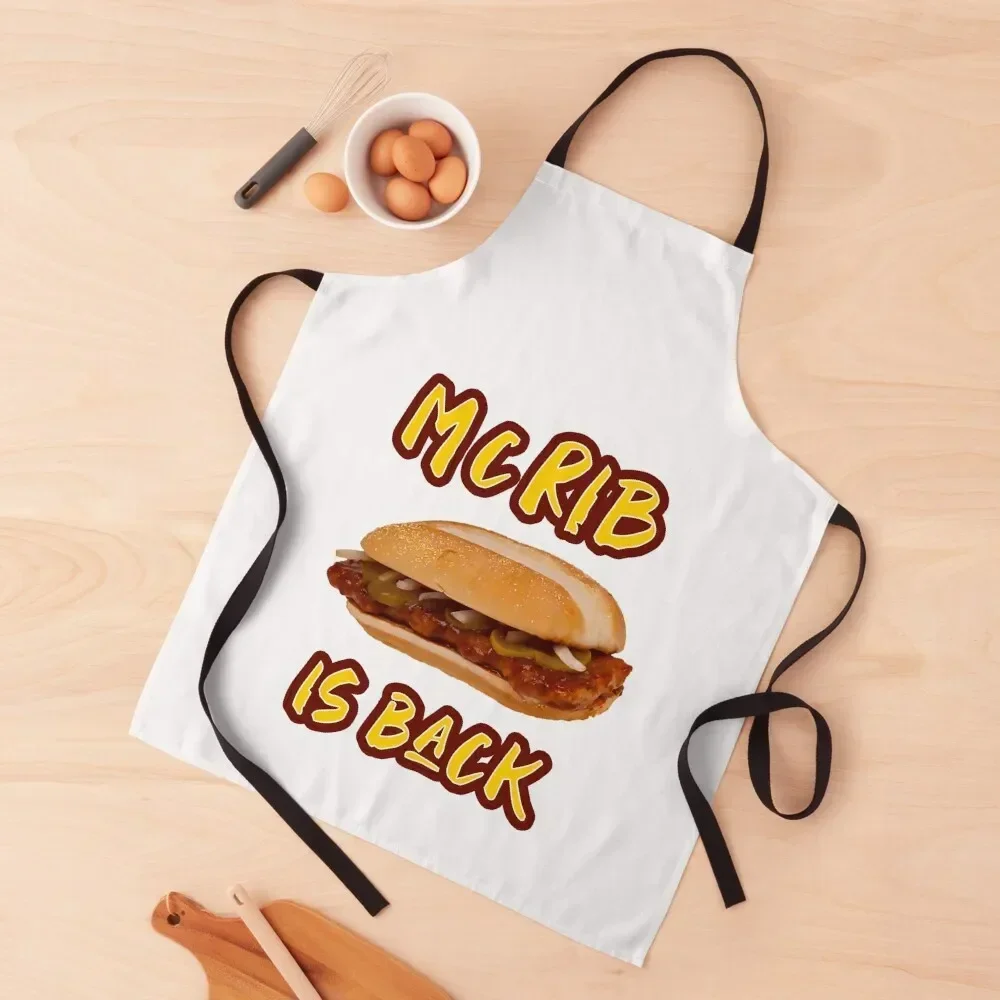 

It's McRib Season! Apron Kitchen For Men Kitchen Tools Apron