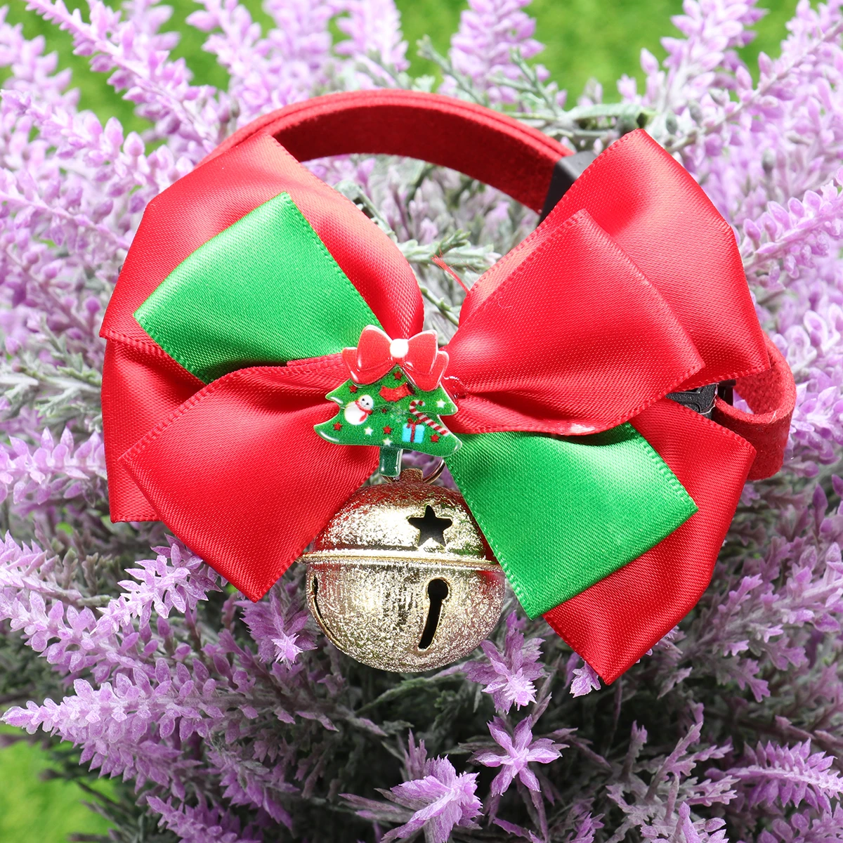 

Pet Bell Bow Tie Christmas Themed Accessories Supplies Decoration Use Tool Dog Collar