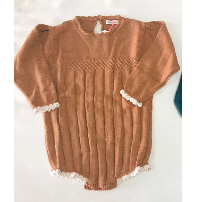 EnkeliBB 2+ Pieces Free shipping ~ 80cm 12M Clearance Baby Rompers Boys and Girls High Quallity One-piece Long Sleeve Autumn