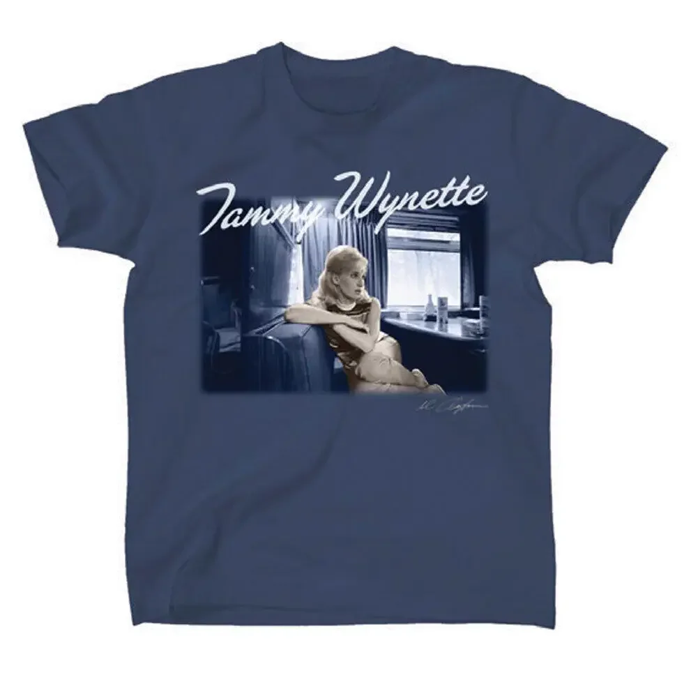 Men'S Tammy Wynette Elusive Dreams Slim Fit T Shirt Small Indigo