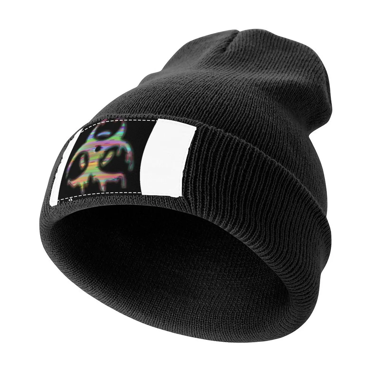 Glitchy Biohazard Knitted Cap Golf Sports Cap hiking hat Trucker Cap For Women Men's