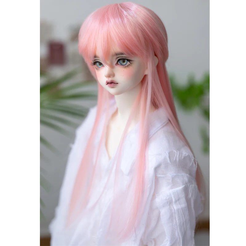 New Style 1/3 1/4 1/6 1/8 High Temperature Wire Fashion Straight BJD Wig For Doll Hair Wig