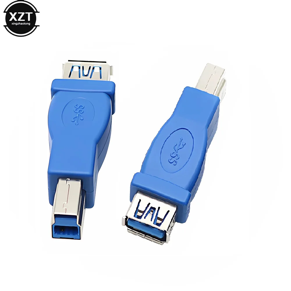 

1PC High Quality USB 3.0 Type A Female to Type B Male Plug Connector Adapter USB3.0 Extender Converter Adaptor