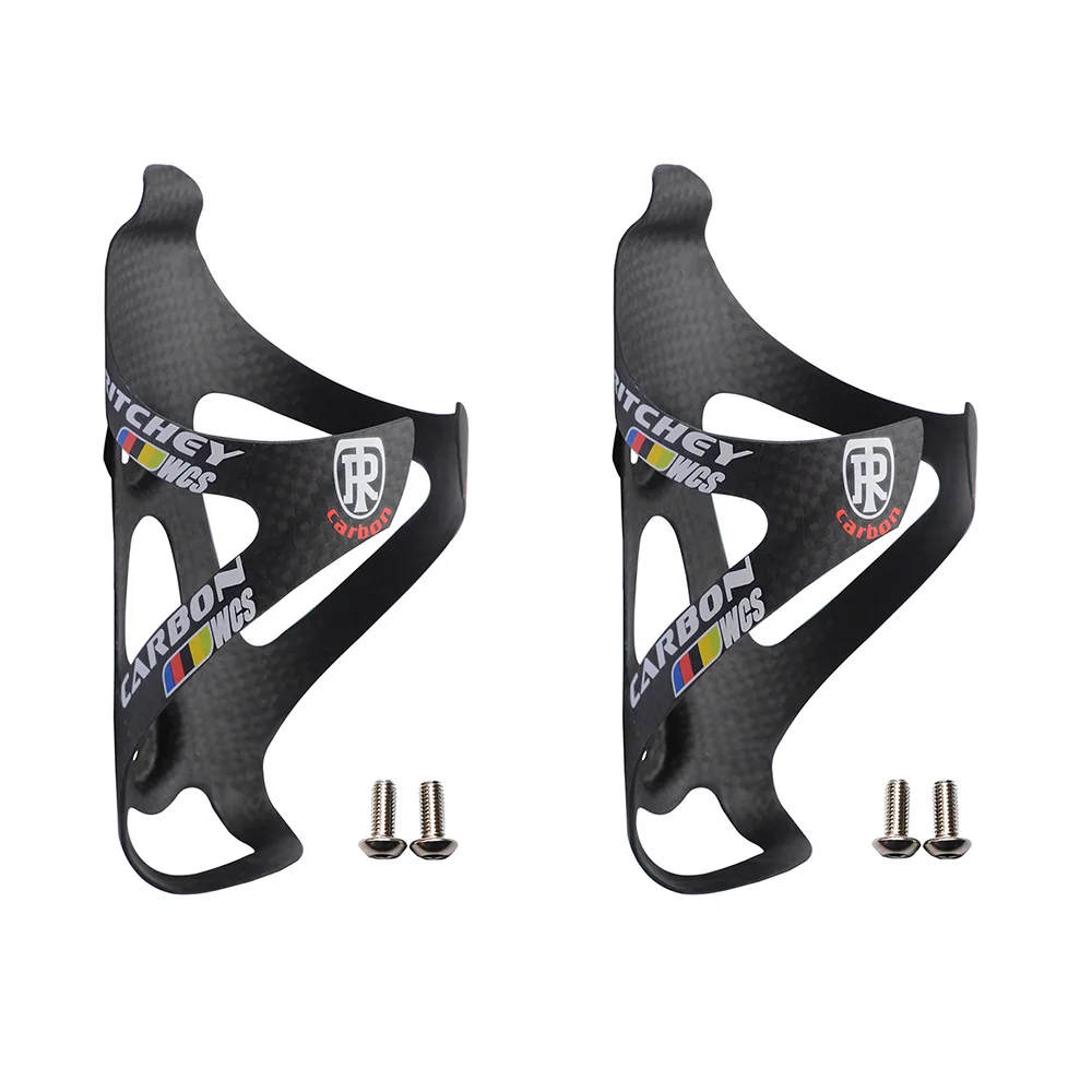2PCS Full Carbon Fiber Bicycle Water Bottle Cage MTB Road Bike Bottle Holder Ultra Light Cycle Equipment Matte/Gloss