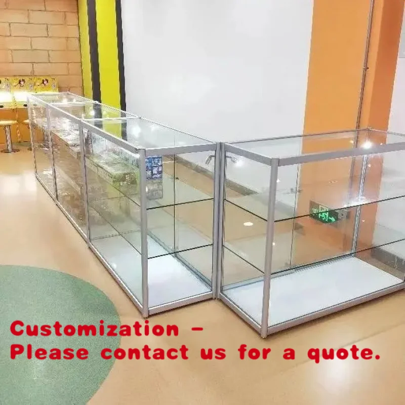 

Customize.3-layers Smoke Cabinet Display Counter Dispensary Store Interior Design with Lights Glass Display Showcase Smoke