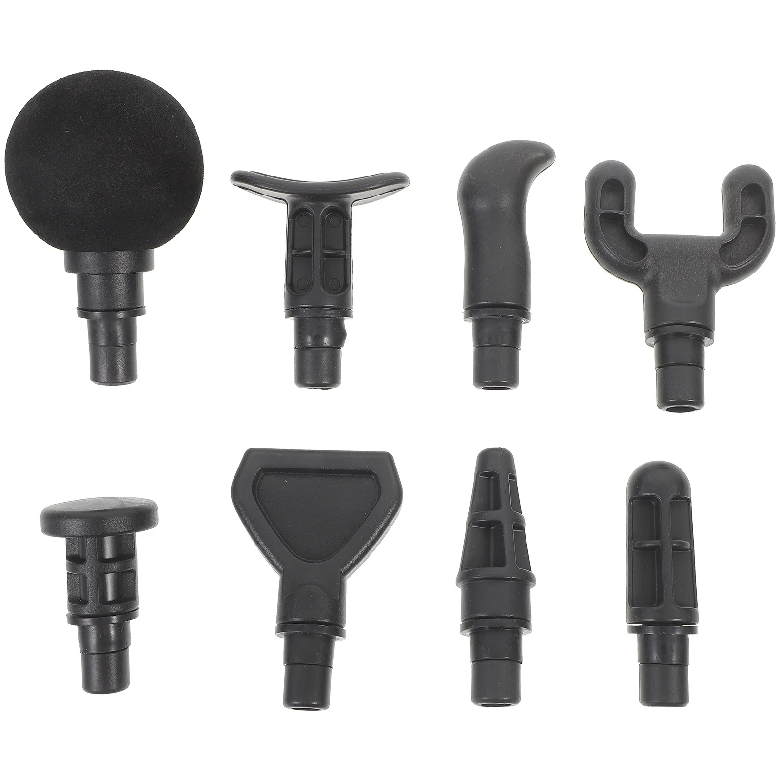 مجموعة واحدة من أدوات تدليك اللفافة مجموعة رؤوس مدلك عالية الجودة لتقليل الأنسجة العميقة واستعادة الجسم واللياقة البدنية باللون الأسود #3