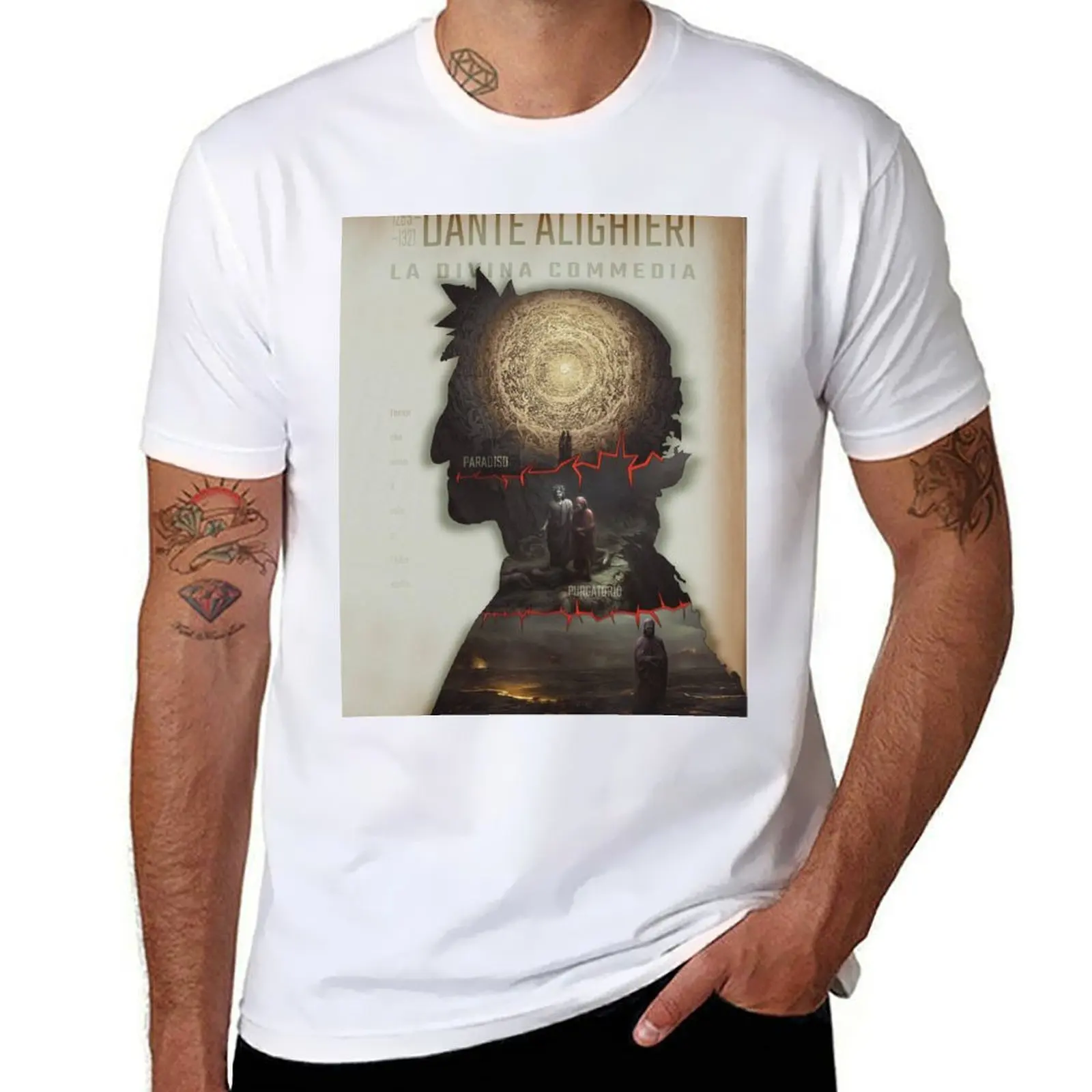 

Dante's Divine Comedy Graphic Poster Design T-Shirt t shirts for man slim fit man tshirt T-Shirt