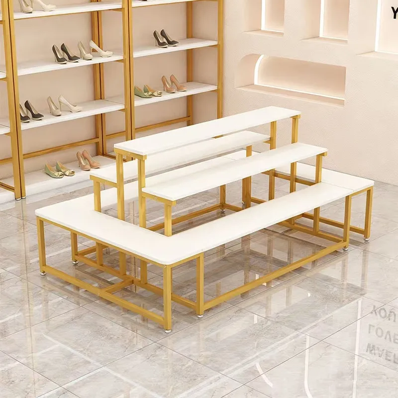 HYS Shoe Store Nakajima Display Stand Shopping Mall Bag Display Rack Shoe Rack Flowing Water Platform Flower Shop