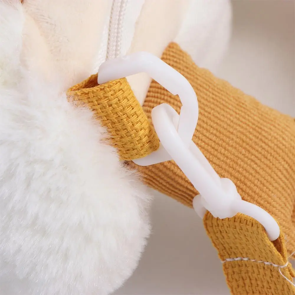 Sac à main de poulet en peluche de grande capacité, sac en peluche en forme de poule douce, sacs à main de poulet mignons blancs amusants, sacs de voyage