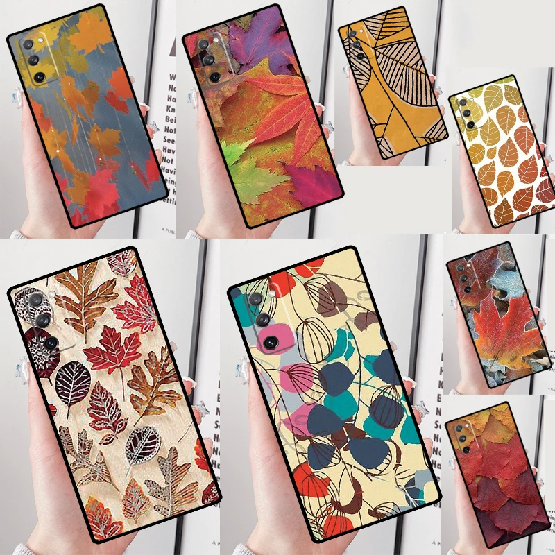 COLOURFUL AUTUMN LEAVES Case For Samsung Galaxy S23 Ultra S20 FE S21 S22 S23 Plus S8 S9 S10 Note 10 20 Ultra Cover