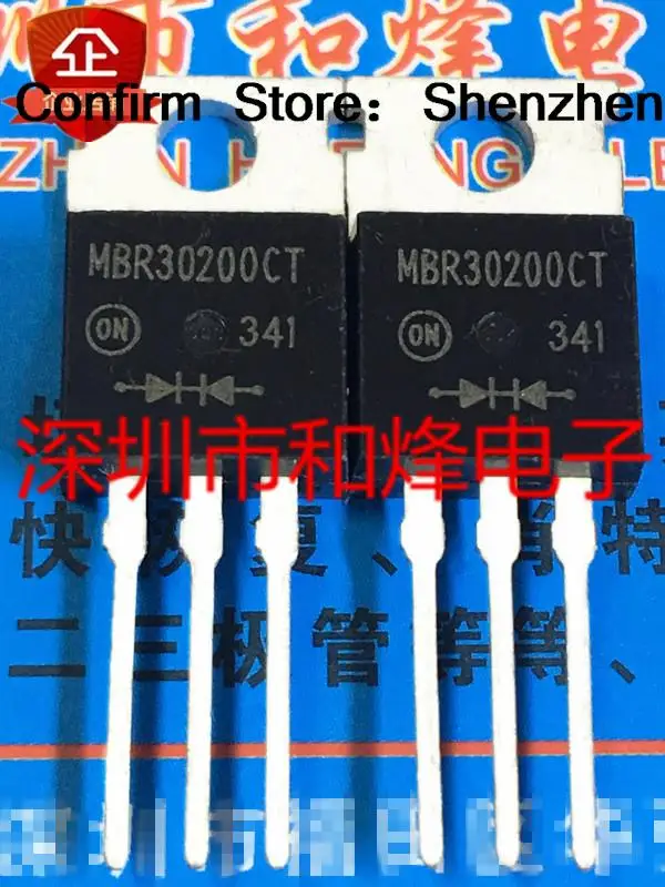 5PCS-10PCS MBR30200CT  TO-220 200V 30A   New And Original On Stock