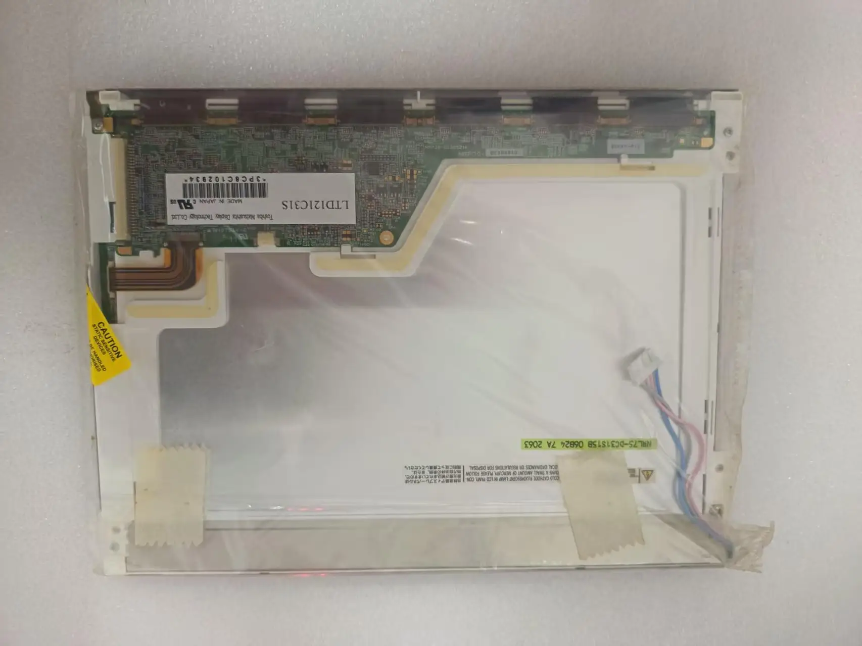 12.1 Inch LTD121C31S TFT-LCD PANEL 800x600 Resolution Industrial Display with CMOS (1 ch, 6-bit) , 32 pins Connector