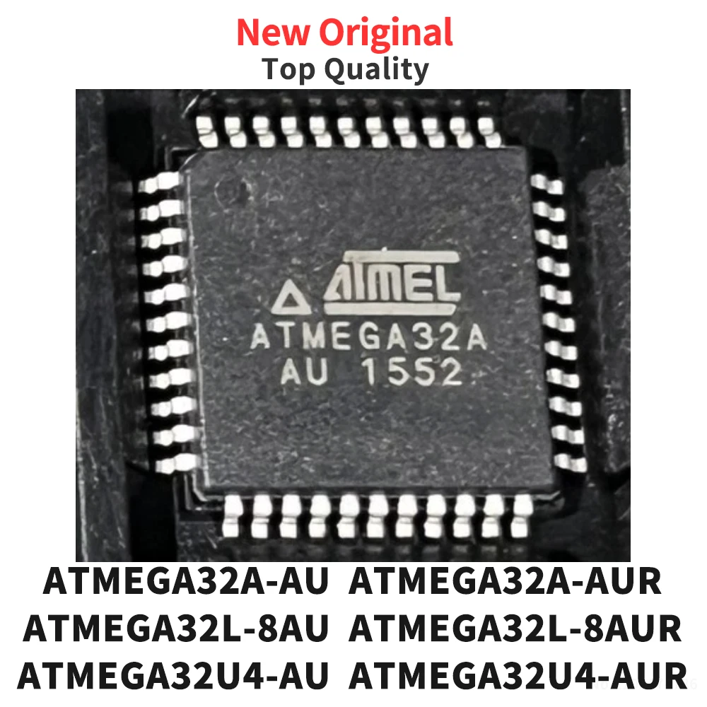 (1 Piece) ATMEGA32A-AU ATMEGA32A-AUR ATMEGA32L-8AU ATMEGA32L-8AUR ATMEGA32U4-AU ATMEGA32U4-AUR QFP-44 New Original