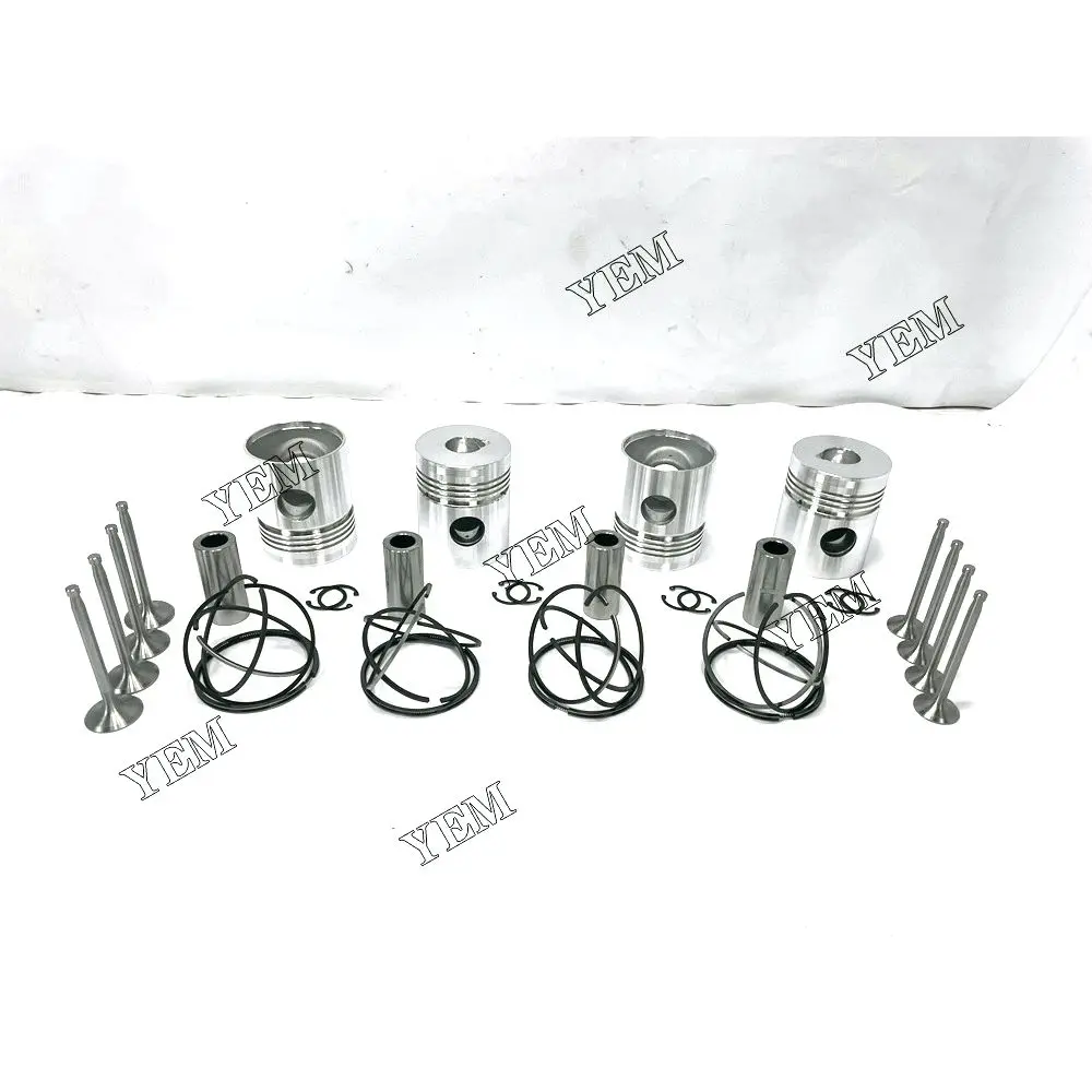 4 PCS 495AD-13 Piston With Rings Set Valve Kit For Weichai engine parts