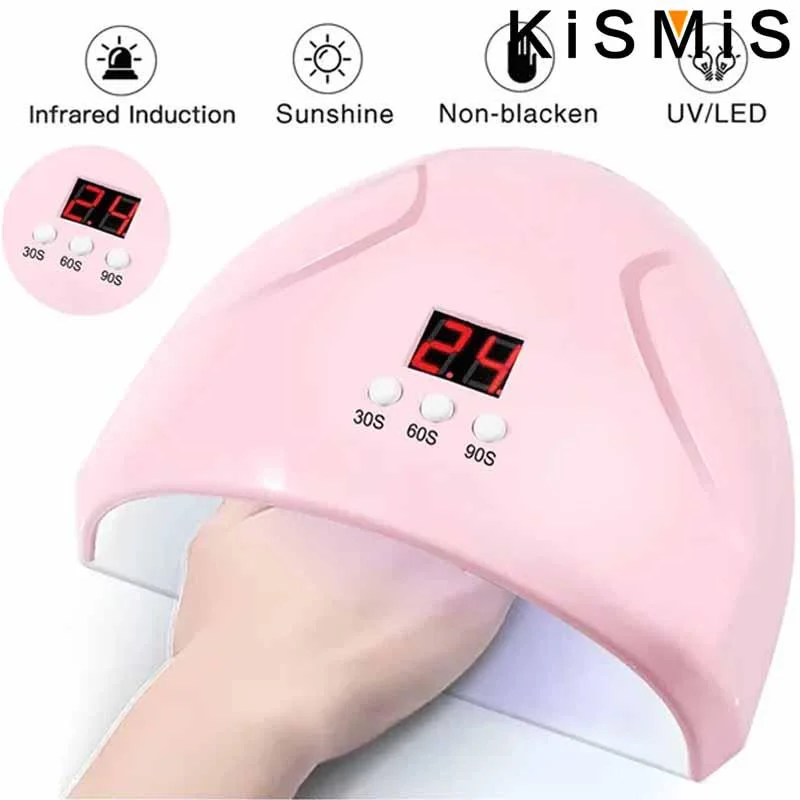 36W UV LED-nagellamp Professionele gelnagellakdroger Uithardende manicuremachine voor gelnagels Sneldrogende nagelkunstapparatuur