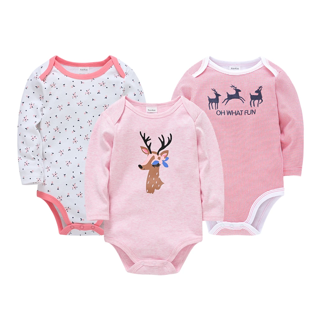 2024 Newborn Baby Girls Clothes 0-3 Months Long Sleeve Girls Baby Romper 100% Cotton Autumn Spring Lovely Print Infant Clothing