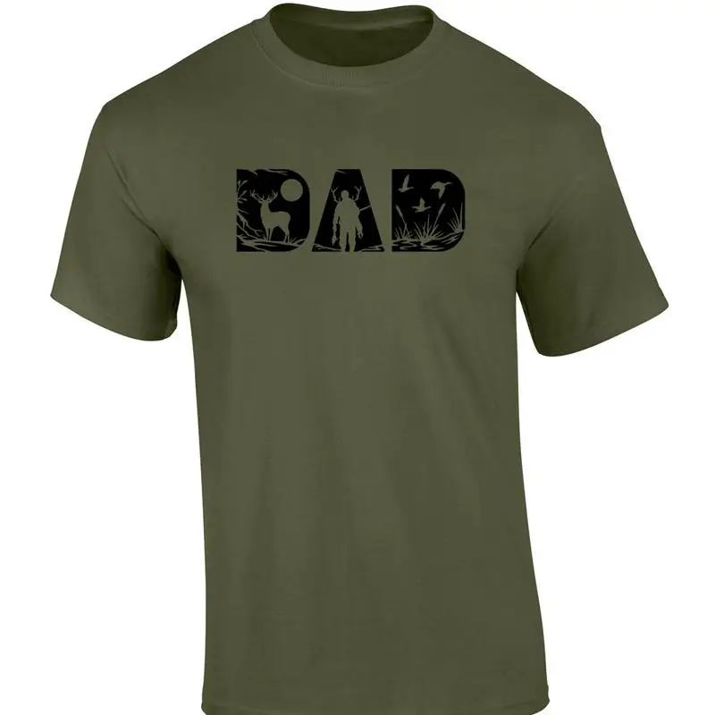

Mens Father's Day Dad Hunting Country Woods Scene Mens Short Sleeve T shirt