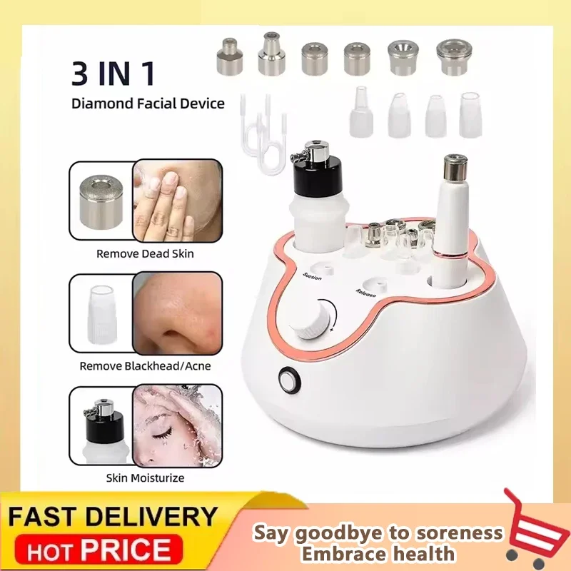 المهنية آلة اللوازم الطبية الماس للاستخدام المنزلي تقشير الوجه الجمال التقشير تنظيف الوجه العميق أداة العناية بالبشرة