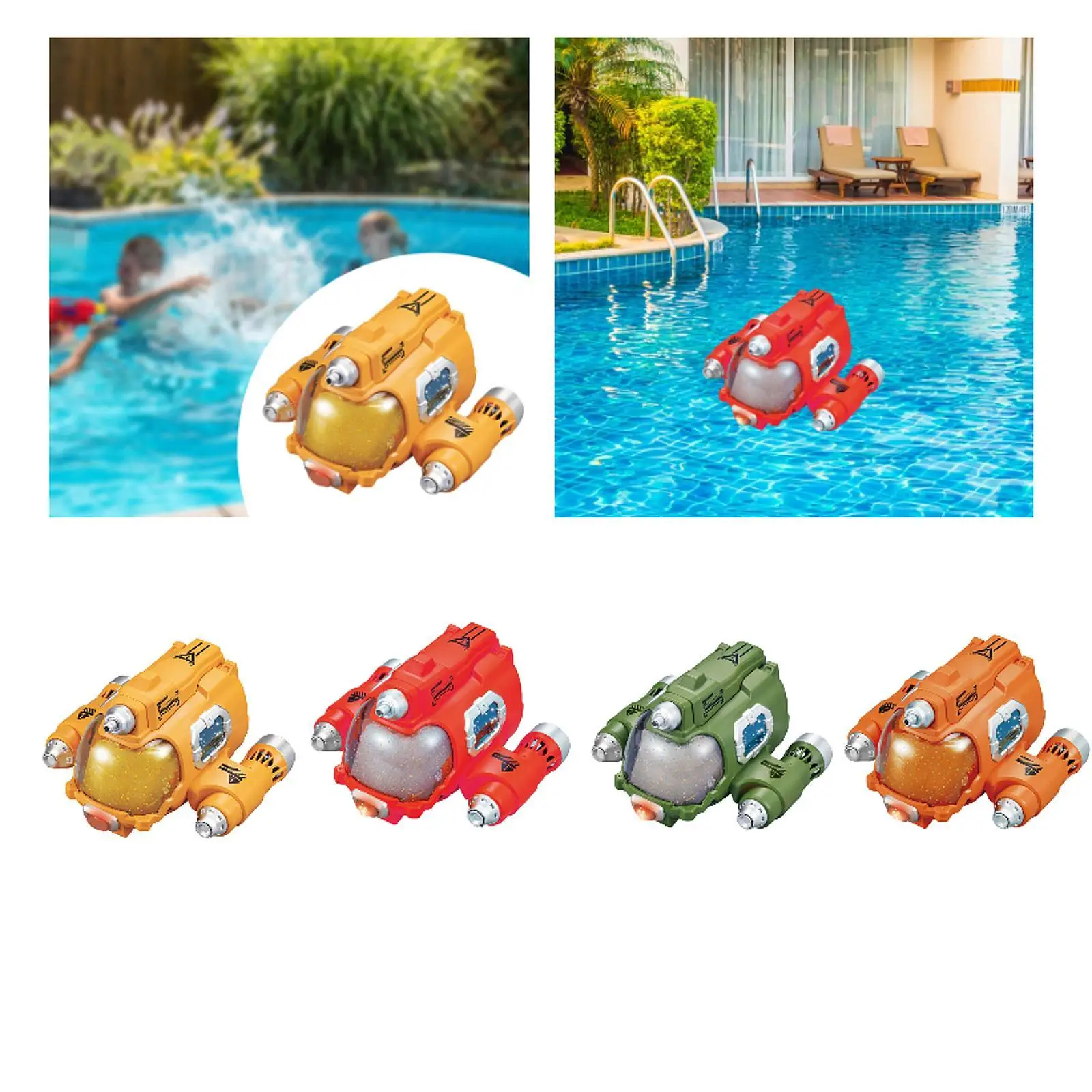 RC Boat Swimming Pool Toys Gift for Boys Girls Remote Control Spray Gasboat Toys