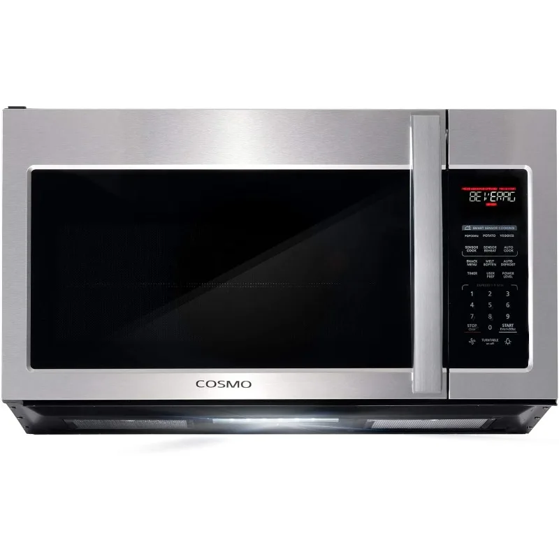 

COSMO COS-3019ORM2SS Over the Range Microwave Oven with 1.9 cu. ft. Capacity, 1000W