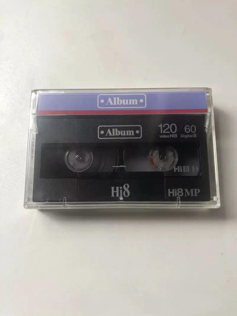 Cinta de Video Compatible con Videocámaras Sony Hi8 Originales, 120 Minutos, Universal V8 D8 HI8 Video 8, Cassette de 8mm