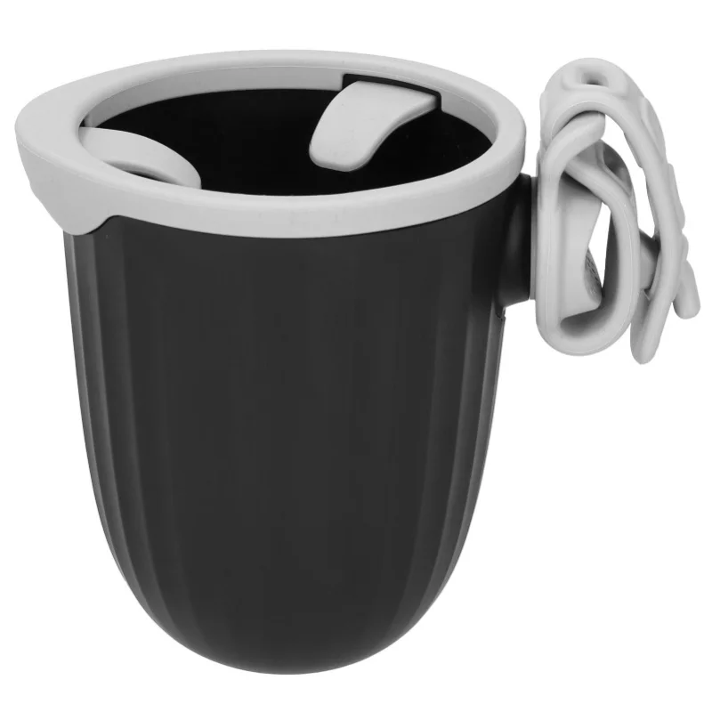 

Baby Stroller Cup Holder Milk Bottle Holder Accessory For Electric Scooter Wheelchair(Black Gray )