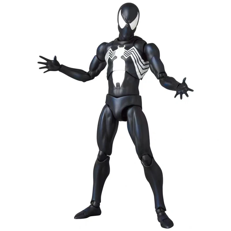 アメコミ MAFEX No.147 SPIDER-MAN BLACK COSTUME c MAFEX No.147 Spider-Man Black Costume COMIC Ver. Action Figure