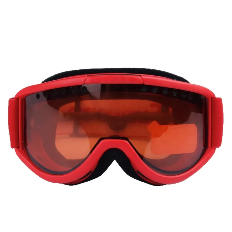 

1pc Double Layer Anti Fog Ski Goggles Hiking Equipment Skiing Supplies Outdoor Cylindrical Anti Snow Goggles