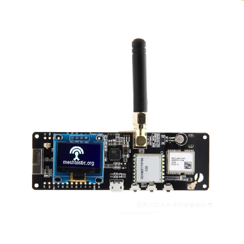 Beam V1.1 ESP32 LoRa 433/868/915/923Mhz Wireless Module WiFi GPS NEO-6M With OLED Display for Ar