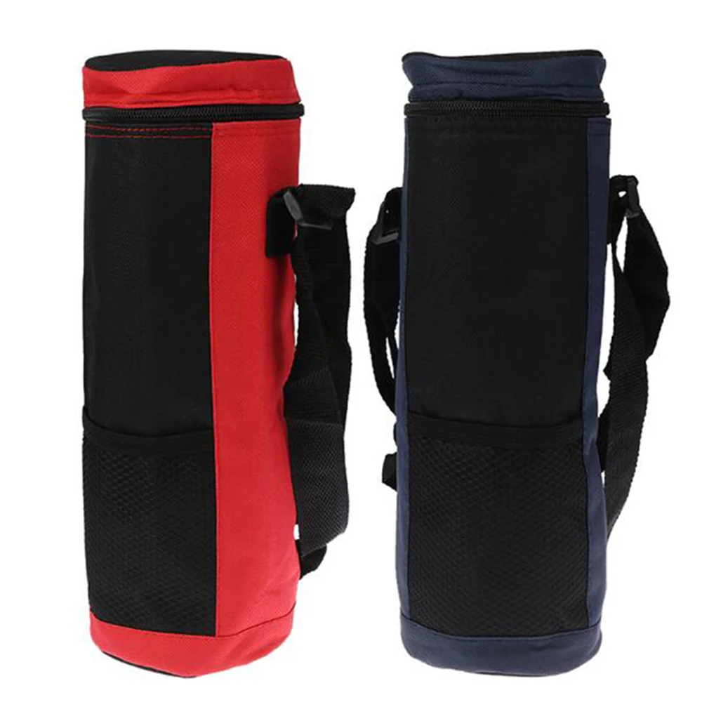 Anti-fall Universal High Capacity Water Bottle Pouch Outdoor Camping Insulated Cooler Bag Traveling Tote Bag Water Bottle Bag