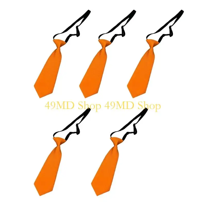 49MD 5pcs Stylish Bows Tie For children Wrinkles Resistant Polyester Business Attire Accessories For Professional Occasion
