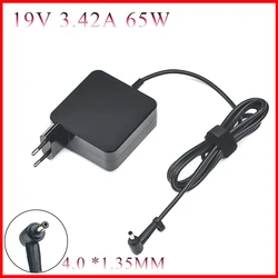 EU 19V 3.42A 65W 4.0*1.35 di potere del Caricatore adattatore Del Computer Portatile Per Asus Zenbook UX32VD UX305CA ux31a x201e ux305f s200e ADP-65DW