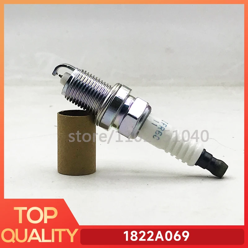 4pcs 1822A069 DIFR6C11 Dual Iridium Spark Plug For Mitsubishi Lancer Outlander 2.0L L4 MN1822A09 VFK20F0 242 236 642 FR7DII35X