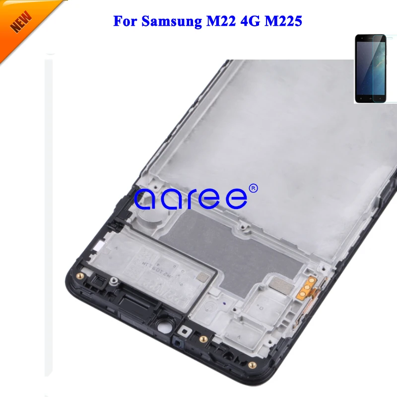 AMOMLED OLED LCD For Samsung M22 LCD M225F Lcd For Samsung M225F  LCD Screen Touch Digitizer Assembly