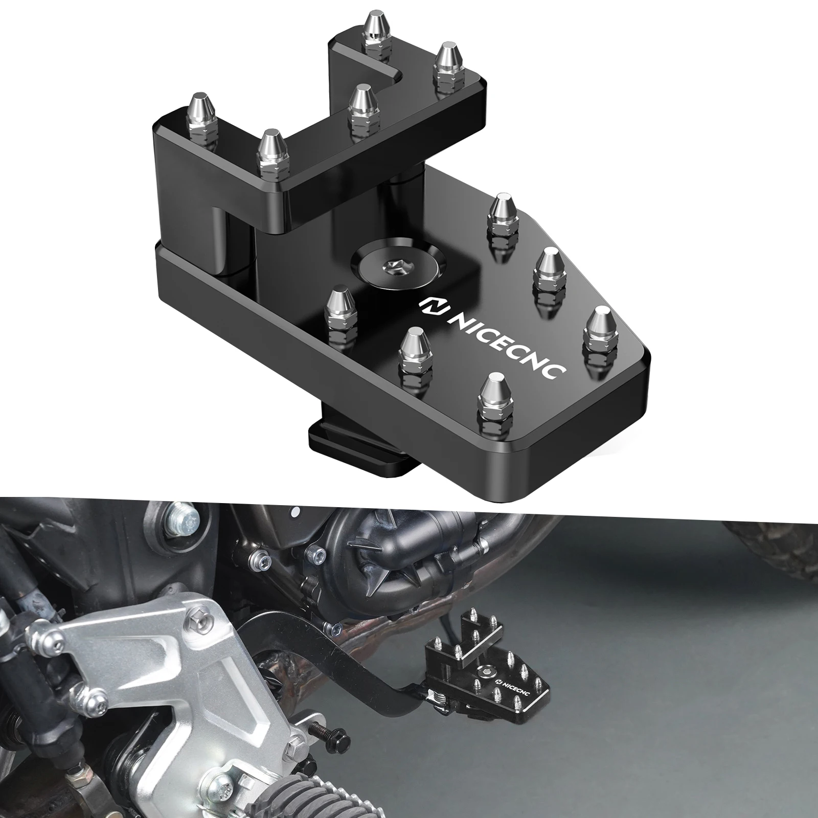 

Motorcycle Anti-Slip Brake Pedal Tip for Yamaha Tenere 700/Rally XTZ700 2020-2024 Tenere 700 World Raid 2022-2024