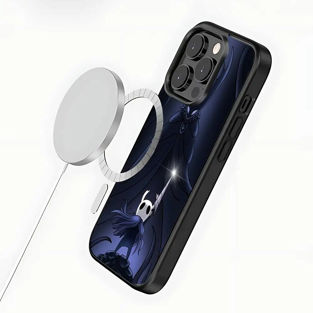Hot H-Hollow K-Knight Game Phone Case For iPhone 17,16,15,14,13,12,11,Pro,Max,Plus,Mini,SE4,E Magnetic Magsafe Wireless Charging