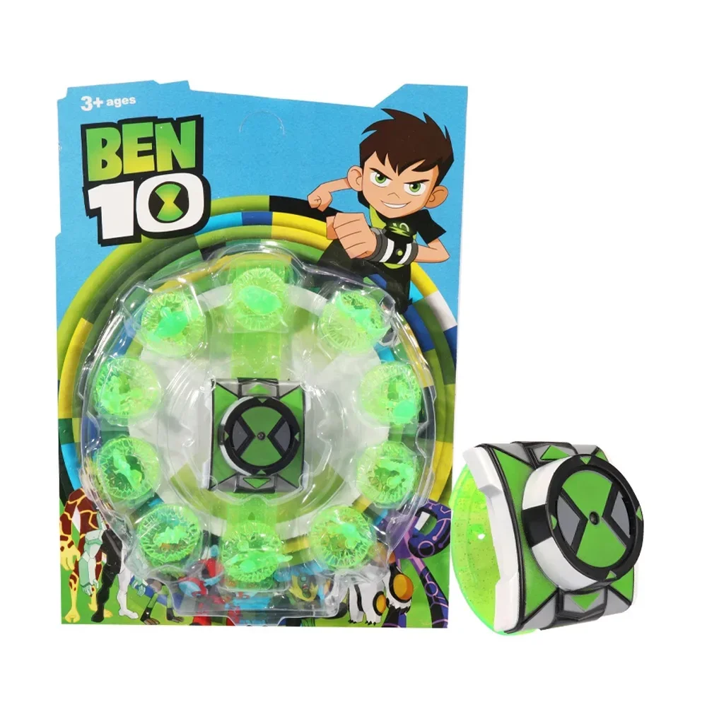 BEN10 Omnitrix Ben Tennyson Projection Watch Cartoon Transformation Device Sound Light Figure Children Christmas Toy Gifts