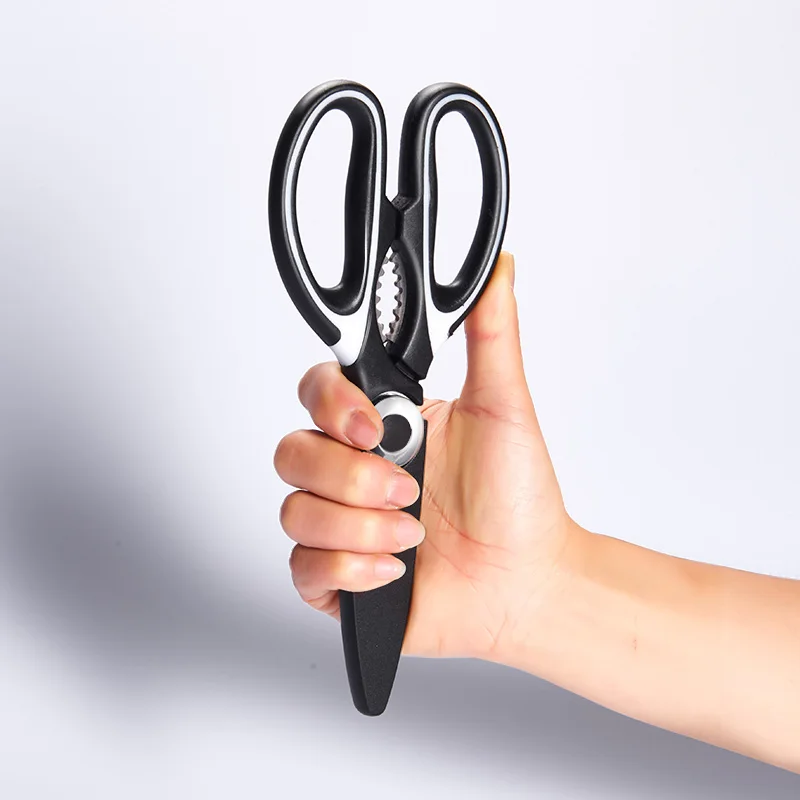 GIANXI Kitchen Scissors Stainless Steel Multifunctional Kitchen Scissors Bone Scissors Chicken Wings Fish Killing Household