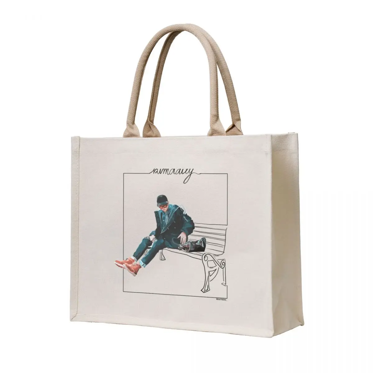 

Kim (Namjoon) Daily Tote Bag female bag personalized tote Cloth bags