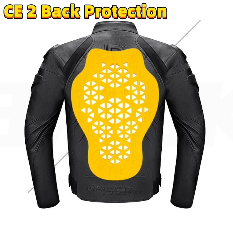 

CE Level 2 Motorbike Armor Shoulder Elbow Back Knee Built-in Protectors Racing Safety Insert Protective Gear