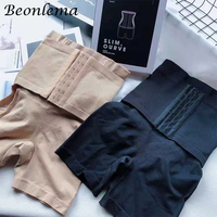 Beonlema High Waist Firm Tummy Control Panties Shapers With Hooks Shapewear Waist Trainer Slimming Panty Postpartum Underwear