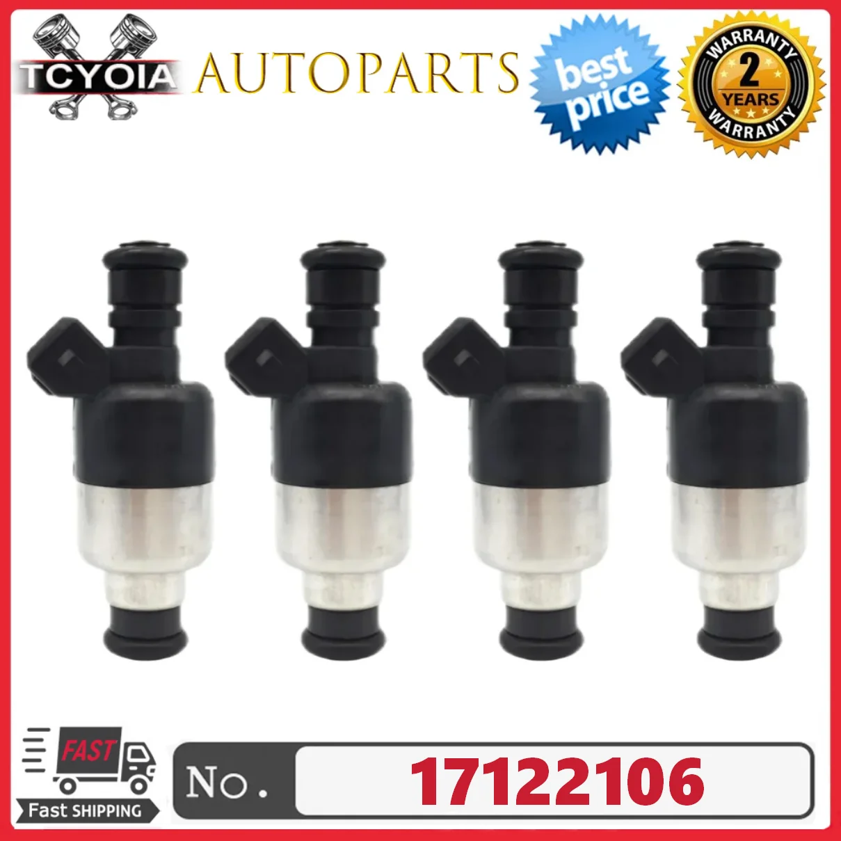 

4pcs/lot Fuel Injectors 17122106 For 1998-1999 Chevrolet Cavalier Pontiac Sunfire 2.2L