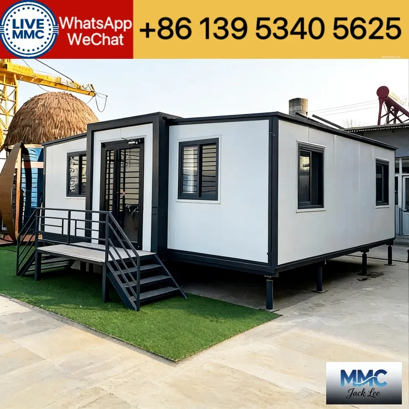 40-foot Folding Holiday Villa 2-4 Bedroom Luxury Prefabricated Modular House Long-Life Waterproof Mobile Container House