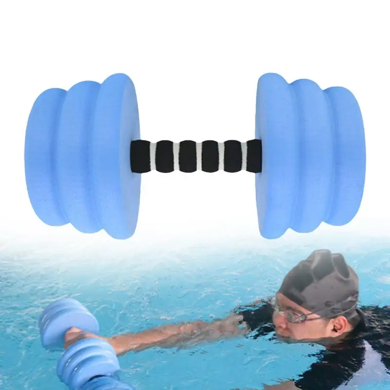 Water Weights For Pool Exercise High-Density EVA Foam Dumbbells Water Barbells Pool Exercise Equipment Soft Padded Quick-Drying