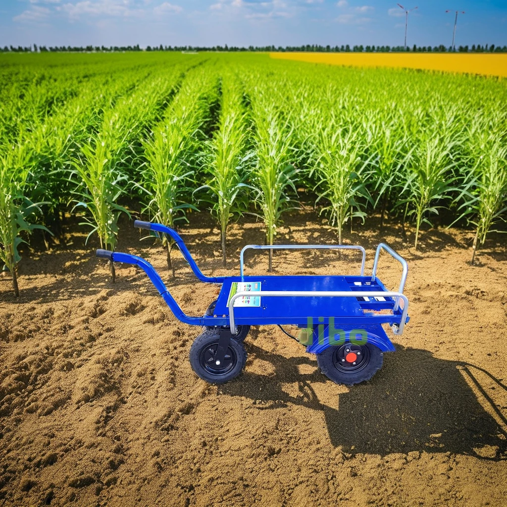 800W Agricultural Heavy Duty Battery Operated Yard Equipment Transport Electric Cart Trolley