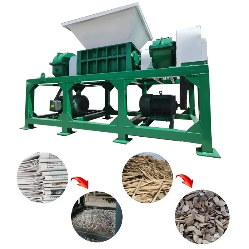 Customize Scrap Crusher Recycling Plastic Shredder Tire Shredder Machine