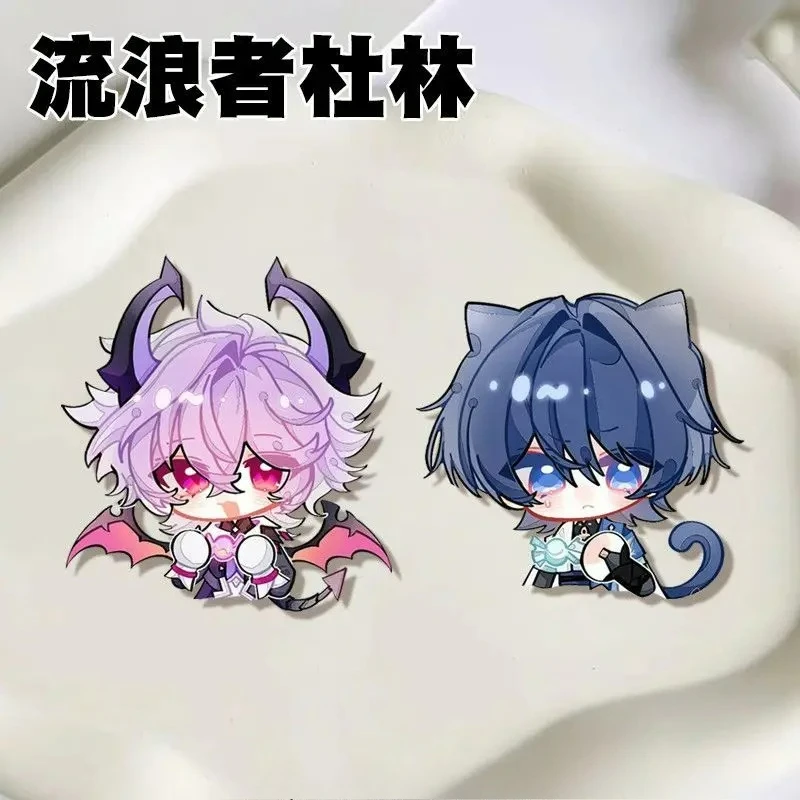 Genshin Impact Wanderer Durin أنيمي لعبة الاكريليك بروش دبوس تأثيري شارة مجوهرات اكسسوارات للملابس على ظهره الهدايا