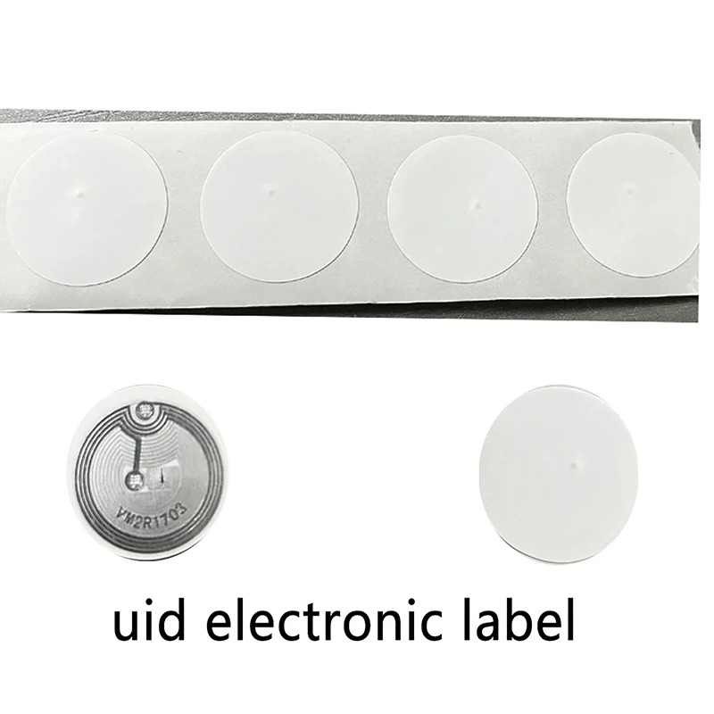 10Pcs UID Block 0 Changeable Re-Writtable Round Dia25mm Sticker 13.56MHZ NFC Copy Clone Label