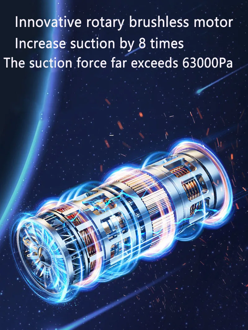 Wireless Car Vacuum Cleaner USB Charging Portable Cleaning Appliance Mini High Power Vacuum Cleaner Household